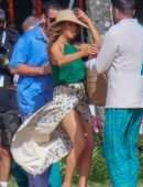 Jennifer Aniston Upskirt, Leggy and Pokies on Murder Mystery 2 Movie Set in Hawaii