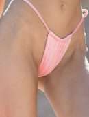 Joy Corrigan Booty in a Tiny Baby Pink Bikini on a Beach in Cabo San Lucas