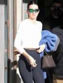Kendall Jenner Cameltoe in Leggings Outside a Pilates Class in West Hollywood