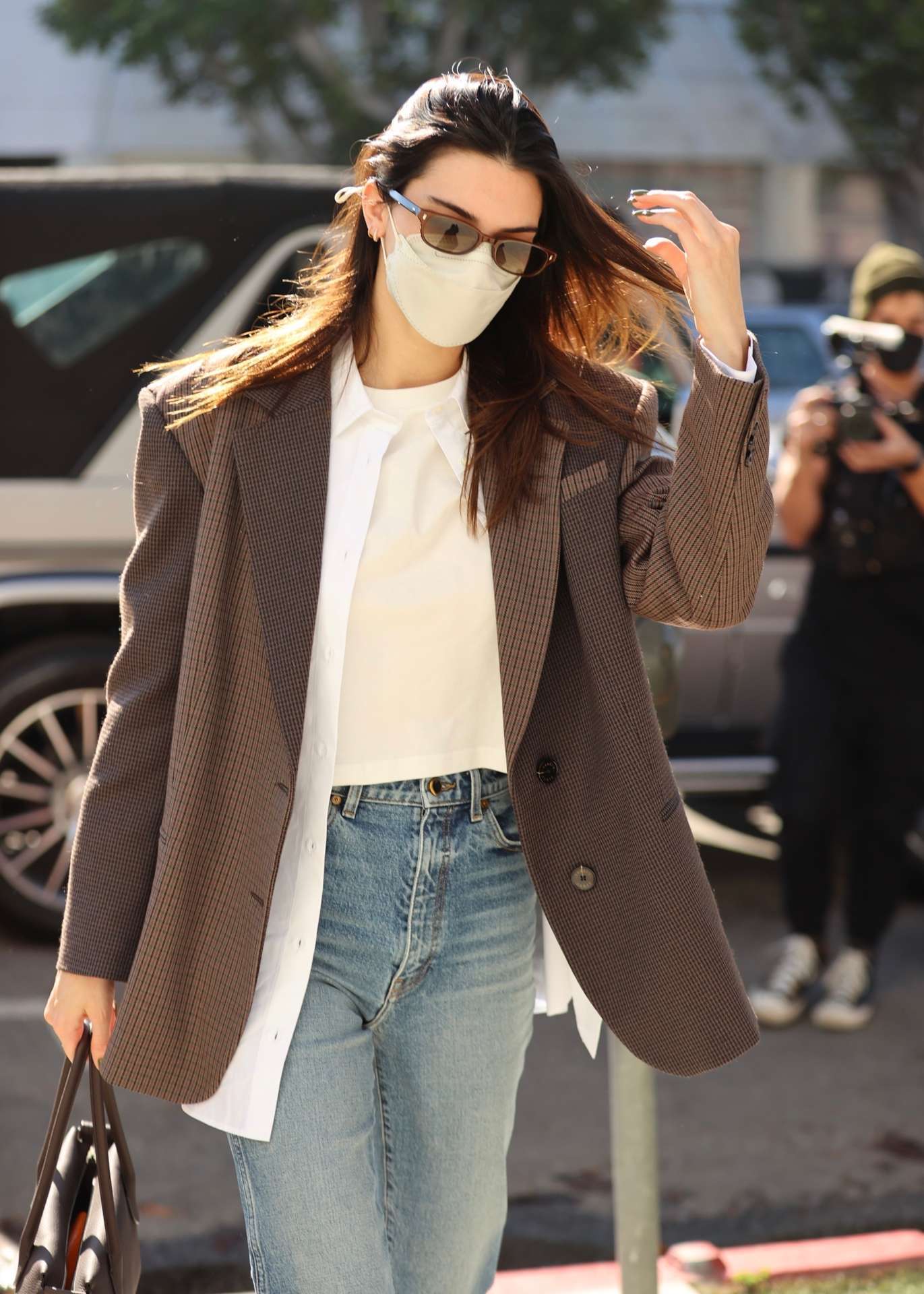 Kendall Jenner in Jeans, Out in West Hollywood