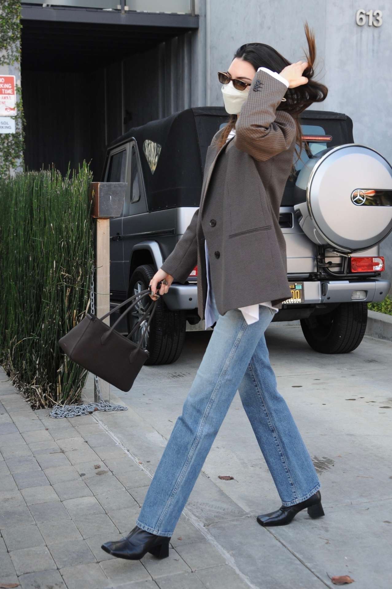 Kendall Jenner in Jeans, Out in West Hollywood