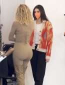 Khloe Kardashian Booty in a Tight Outfit Out in Los Angeles
