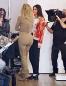 Khloe Kardashian Booty in a Tight Outfit Out in Los Angeles