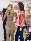 Khloe Kardashian Booty in a Tight Outfit Out in Los Angeles