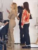 Khloe Kardashian Booty in a Tight Outfit Out in Los Angeles
