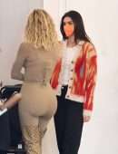 Khloe Kardashian Booty in a Tight Outfit Out in Los Angeles