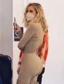 Khloe Kardashian Booty in a Tight Outfit Out in Los Angeles