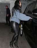 Kim Kardashian with Pete Davidson Leaving Jon and Vinny’s Fairfax after Dinner in Beverly Hills