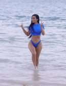 Kim Kardashian Booty in Swimsuit, Photoshoot For Her SKIMS Swimwear Line