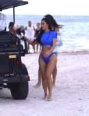 Kim Kardashian Booty in Swimsuit, Photoshoot For Her SKIMS Swimwear Line