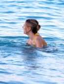 Kimberley Garner Booty in Bikini on a Beach in St Barts