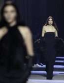 Laetitia Casta at Defile de Mode Pret-a-porter at Fashion Week in Paris