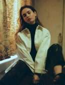 Lily James in Net-A-Porter - January 2022
