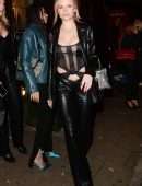 Lottie Moss in a See-Through Top at The Windmill in London