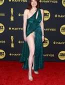 Maitland Ward Upskirt at X3 Convention in Hollywood