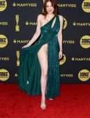 Maitland Ward Upskirt at X3 Convention in Hollywood