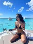 Malu Trevejo Booty in a Tiny Black Bikini
