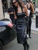 Maya Jama Leaving a Taping of the John Bishop Show in London