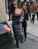 Maya Jama Leaving a Taping of the John Bishop Show in London