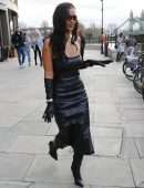 Maya Jama Leaving a Taping of the John Bishop Show in London