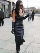 Maya Jama Leaving a Taping of the John Bishop Show in London