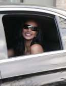 Maya Jama Leaving a Taping of the John Bishop Show in London