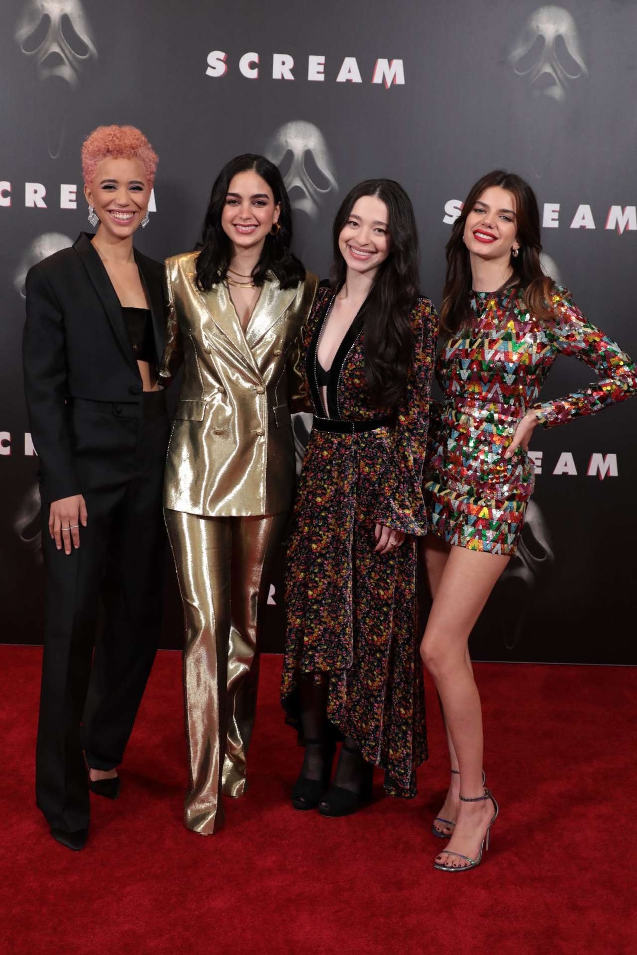 Melissa Barrera at the Premiere of "Scream" in Los Angeles