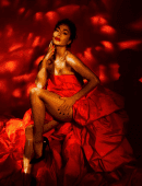 Nicole Scherzinger at PVC Outfit Photoshoot for Basic Magazine by Steven Gomillion January 2022