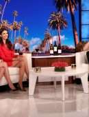 Nina Dobrev and Julianne Hough Leggy on 'The Ellen DeGeneres Show' in Burbank
