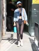 Rumer Willis See-through Booty Leaving a Pilates Class in Los Angeles