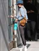 Rumer Willis See-through Booty Leaving a Pilates Class in Los Angeles