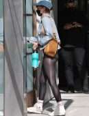 Rumer Willis See-through Booty Leaving a Pilates Class in Los Angeles