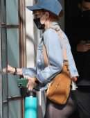 Rumer Willis See-through Booty Leaving a Pilates Class in Los Angeles