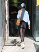 Rumer Willis See-through Booty Leaving a Pilates Class in Los Angeles