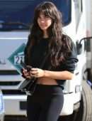 Sara Sampaio Booty in Black Leggings, Out in West Hollywood
