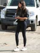 Sara Sampaio Booty in Black Leggings, Out in West Hollywood