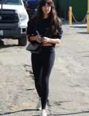 Sara Sampaio Booty in Black Leggings, Out in West Hollywood