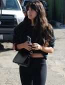 Sara Sampaio Booty in Black Leggings, Out in West Hollywood