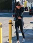 Sara Sampaio Booty in Black Leggings, Out in West Hollywood