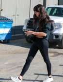 Sara Sampaio Booty in Black Leggings, Out in West Hollywood