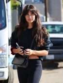 Sara Sampaio Booty in Black Leggings, Out in West Hollywood
