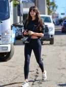 Sara Sampaio Booty in Black Leggings, Out in West Hollywood