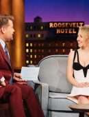 Sydney Sweeney Cleavage in a White Dress on “The Late Late Show with James Corden” in Los Angeles