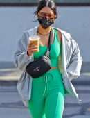 Vanessa Hudgens Pokies, Outside Dogpound Gym in West Hollywood