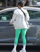 Vanessa Hudgens Pokies, Outside Dogpound Gym in West Hollywood