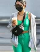 Vanessa Hudgens Pokies, Outside Dogpound Gym in West Hollywood