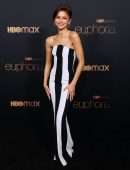 Zendaya Coleman at the Premiere of Euphoria Season 2 in Los Angeles