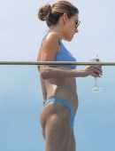 Alessandra Ambrosio Wet Booty on a Balcony in Rio de Janeiro
