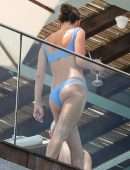 Alessandra Ambrosio Wet Booty on a Balcony in Rio de Janeiro