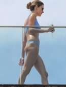 Alessandra Ambrosio Wet Booty on a Balcony in Rio de Janeiro